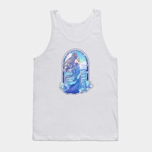 Stained Glass Sea Goddess Tank Top